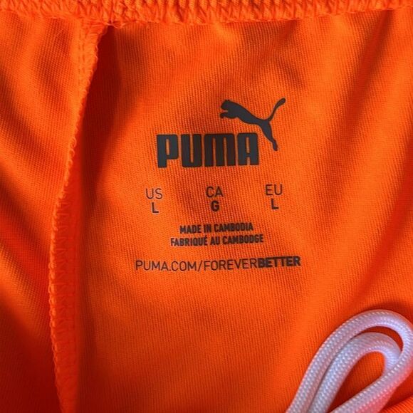 🔥Puma TeamGoal 23 Knit Shorts in Shocking Orange! - Picture 3 of 9